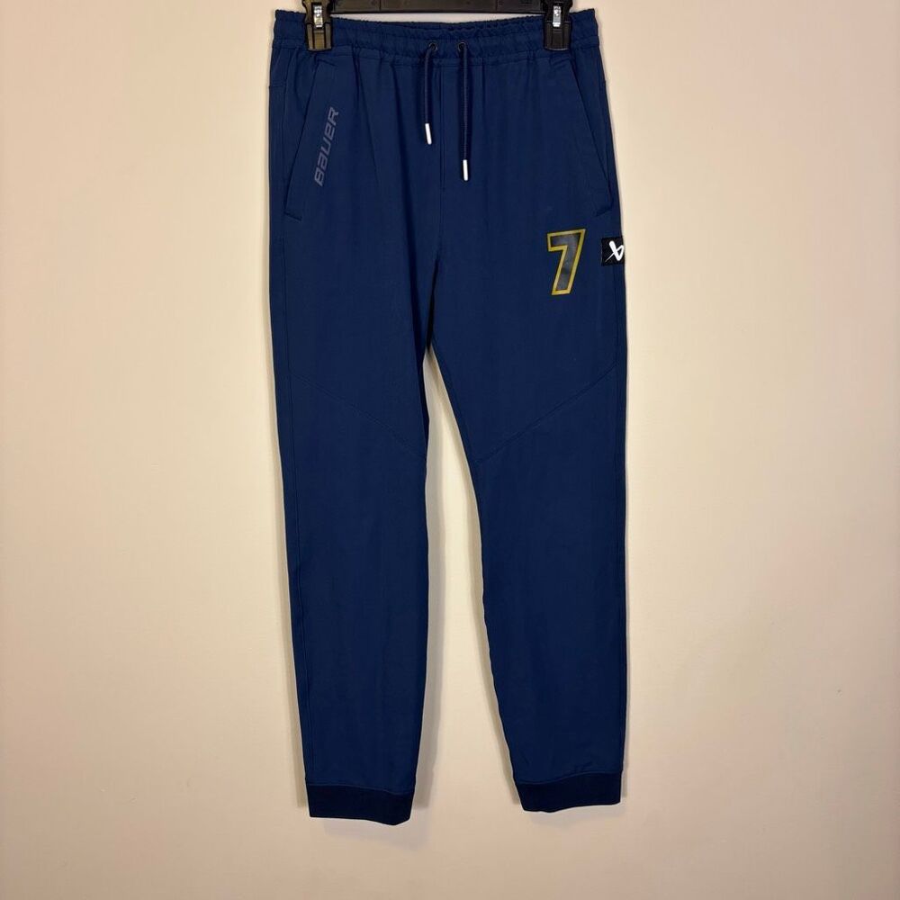 Bauer Team Youth XL Blue Jogger‎ Pants Yellow #7